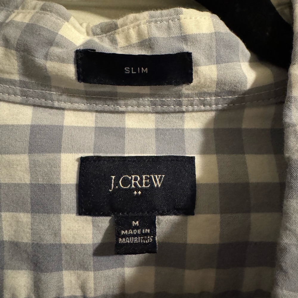 J. Crew size medium men’s button up slim fit - Picture 3 of 4